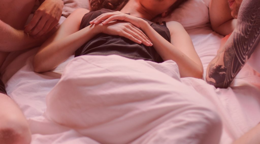 Foto de una pareja swinger